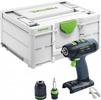 Festool 576448 18V Cordless Drill T 18+3 Li-Basic In Systainer SYS3 M 187 £229.95